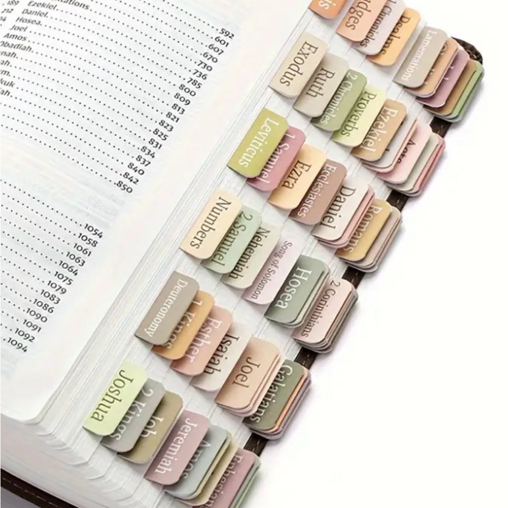 Colorful Bible Tab Guide B7 - Picture 2 of 2